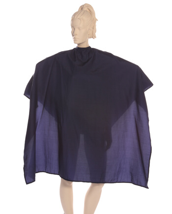 Navy Antron Nylon Cape