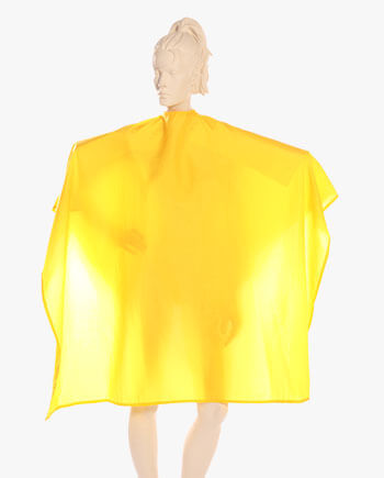 personalized shampoo capes, salon wear capes, cutting cape, custom hair salon capes yellow color