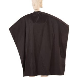 Iridescent Salon Cape In Black