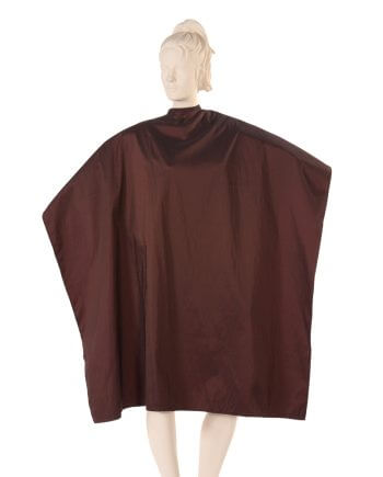 Iridescent Salon Cape in Brown