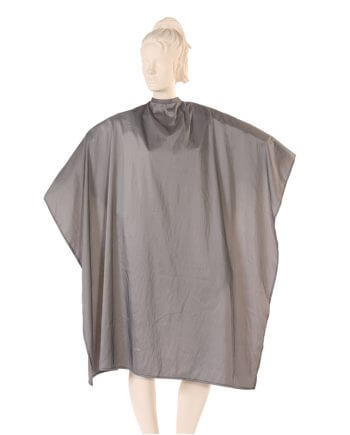 Iridescent Salon Cape in Chrome