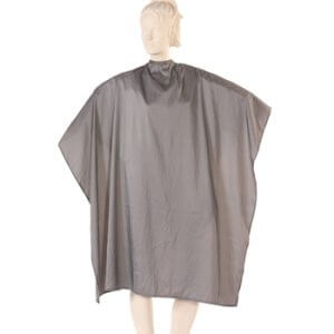 Chrome Salon Cape In Iridescent Fabric
