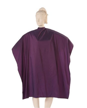 Multipurpose Iridescent Salon Cape in Wineberry