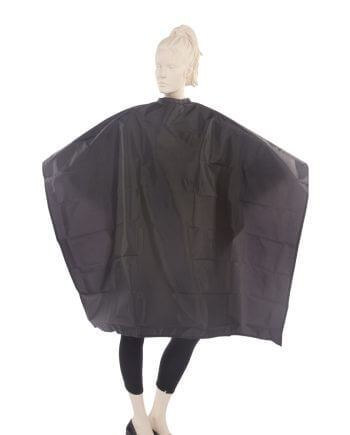 Black Cape in Nylon Taffeta Fabric