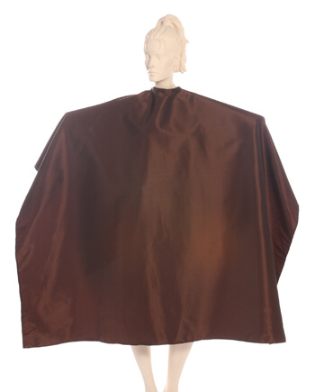 Brown Cape in Iridescent Fabric