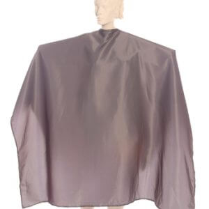 Chrome Color Salon Cape in Iridescent Fabric