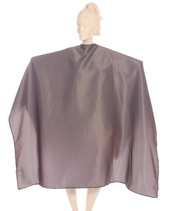 Chrome Color Salon Cape in Iridescent Fabric