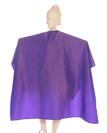 Purple Silkara Iridescent Fabric Cape