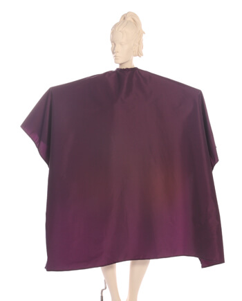 Wineberry Iridescent Fabric Salon Cape