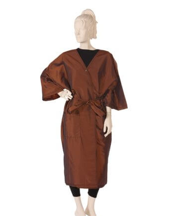 Client Gown Silkara Iridescent Fabric in Bronze