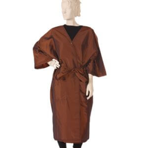 Client Gown Silkara Iridescent Fabric in Bronze