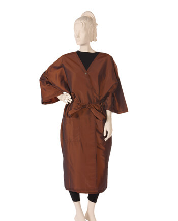Client Gown Silkara Iridescent Fabric in Bronze