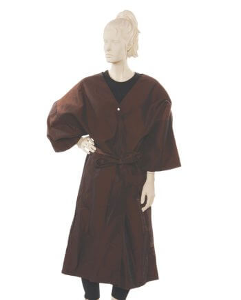 Client Gown Silkara Iridescent Fabric in Brown