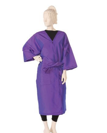 Client Gown Silkara Iridescent Fabric in Purple