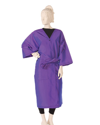 Client Gown Silkara Iridescent Fabric in Purple