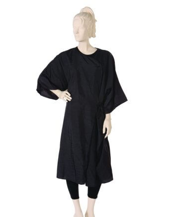 Euro Wrap Silkara Iridescent Fabric in Black