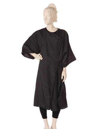 Euro Wrap Silkara Iridescent Fabric in Black