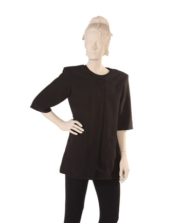 Swing Coat Polyester in Black