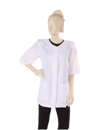 Swing Coat Polyester in White