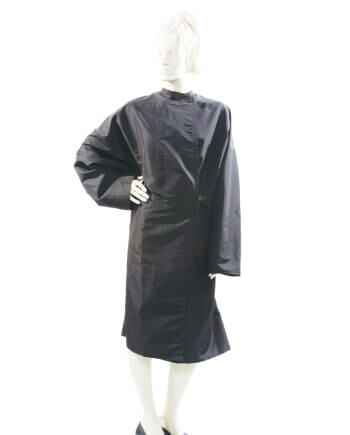 Sleeved Cape and Gown Silkara Iridescent Fabric in Black