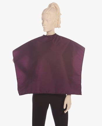 comb out cape, Nylon Comb-Out Cape, white comb out cape