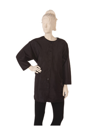 Super Coat 100% Antron Nylon Fabric in Black