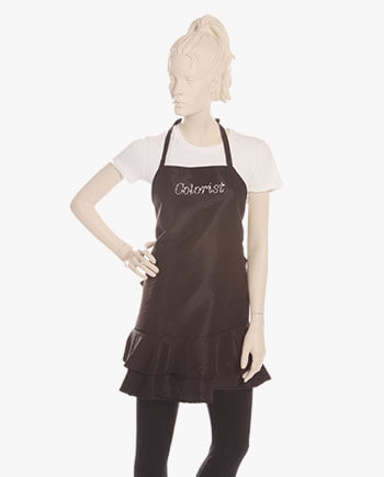 hair colorist aprons, hair color apron, hair stylist color aprons