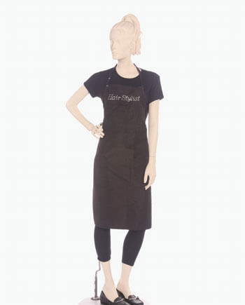 custom stylist bib aprons. personalized stylist apron, personalized hair stylist bib apron, designer hair stylist aprons