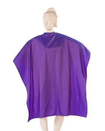Silkara Iridescent Purple Salon Cape