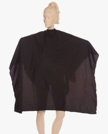 Black Cape in Antron Nylon Fabric