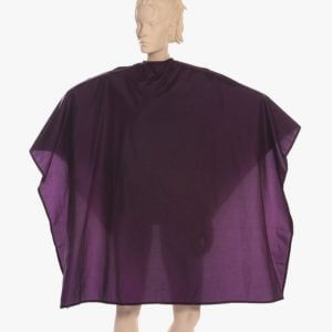 Antron Nylon Salon Cape In Wineberry