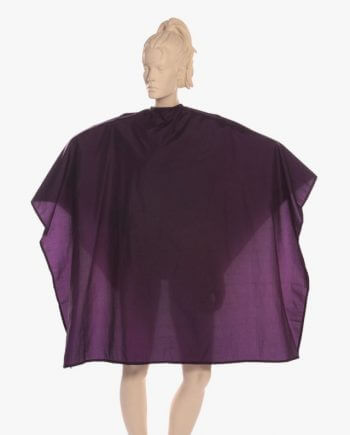 Antron Nylon Salon Cape In Wineberry