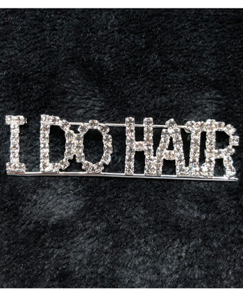 Rhinestone Pin: I DO SKIN CARE
