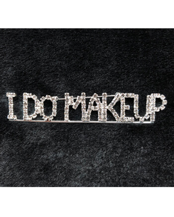 Rhinestone Pin: I DO SKIN CARE