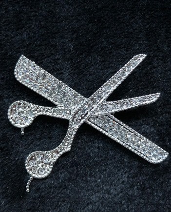 Rhinestone Pin: ESTHETICIAN