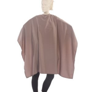 Toupe Salon Cape In Peachskin Fabric