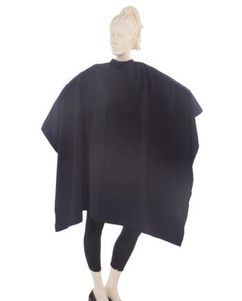 Salon Cape Peachskin Fabric in Navy