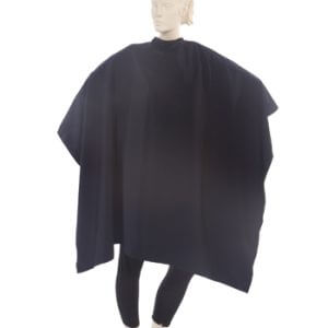 Salon Cape Peachskin Fabric in Navy