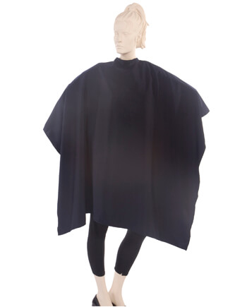 Salon Cape Peachskin Fabric in Navy