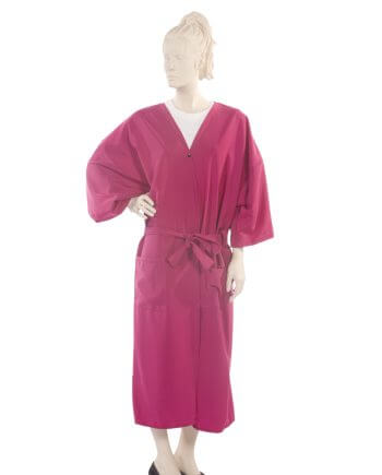 Client Gown Peachskin Fabric in Fuchsia