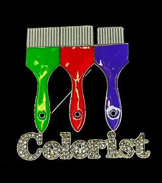 Rhinestone Pin: All of Them Together